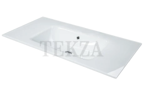 ARMADI ART MONACO Раковина моноблок 101 см 852-100-WH, WHITE (белый глянец)