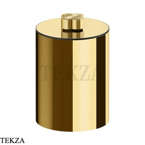 Gessi Ludovica Ведёрко, корзина для мусора с крышкой crystals 76690-246, золото глянец