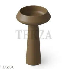 Dea Design Pedestal Basin Раковина напольная Solid Surface DD2046 545 1, Dark Camel №1 Dea Design Pedestal Basin Раковина напольная Solid Surface DD2046 545 1, Dark Camel №1