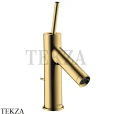 Axor Starck 70 Смеситель для раковины, с донным клапаном 10116990, золото глянец