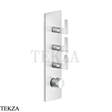 Gessi INCISO WELLNESS Термостат 3 выхода, внешняя часть 58206-031, хром глянец