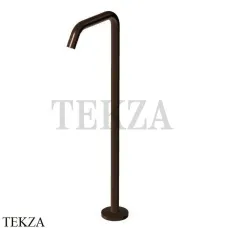 Zucchetti Isy22 Излив для ванны напольный монтаж Z92032.P21, brushed chocolate PVD