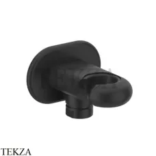 Gessi Goccia Держатель для душевой лейки с выводом 33761-299, Black XL