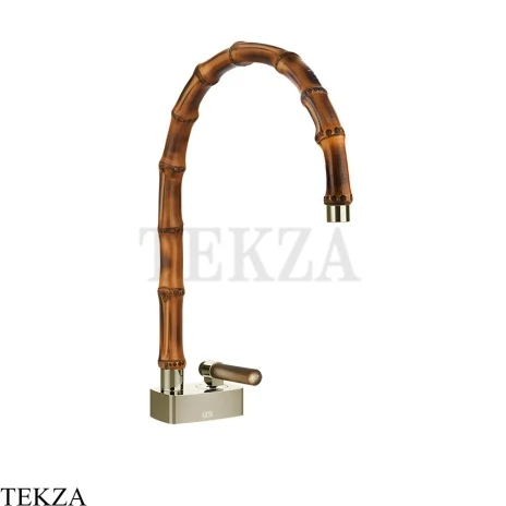 Gessi Jacqueline Смеситель для раковины средний, без донного клапана 77219-720, никель глянец