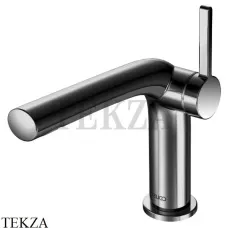 Keuco Edition 400 Смеситель для раковины 120, без гарнитуры 51504130102, Хром черный шлифованный