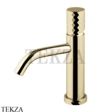 FIMA Carlo Frattini Spillo TECH X Смеситель для раковины, с донным клапаном F3031TXSXHL, Champagne