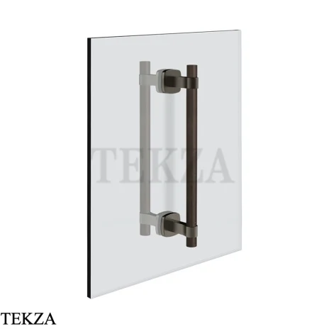 Gessi Jacqueline Полотенцедержатель для крепления на стекло, 20 см 77731-707, black хром Brush