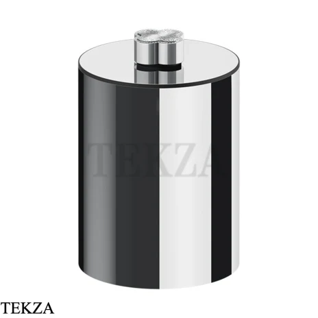 Gessi Ludovica Ведёрко, корзина для мусора с крышкой crystals 76690-031, хром глянец