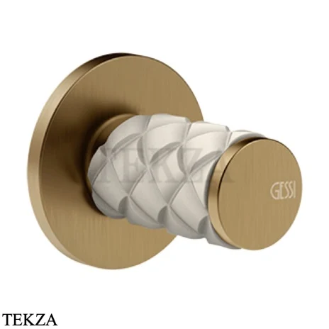 Gessi Pelle Tresse Смеситель-рычаг управления, внешняя часть 78209-448, Crème/ Deep Bronze Br. PVD