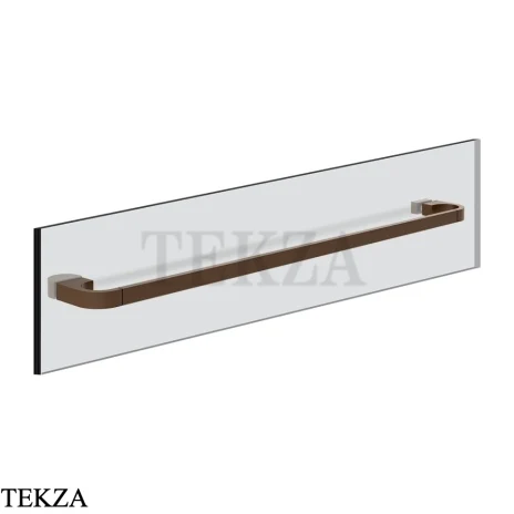 Gessi Perle Полотенцедержатель для крепления на стекло, 60 см 74915-845, бронза Dark Brush