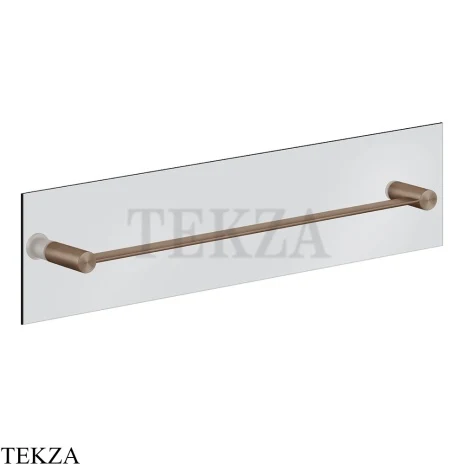 Gessi 316 ACCESSORIES Полотенцедержатель для крепления на стекло, 60 см 54925-708, Copper Brushed PVD