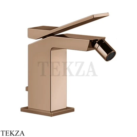 Gessi RETTANGOLO K Смеситель для биде, с донным клапаном 53007-030, Copper PVD