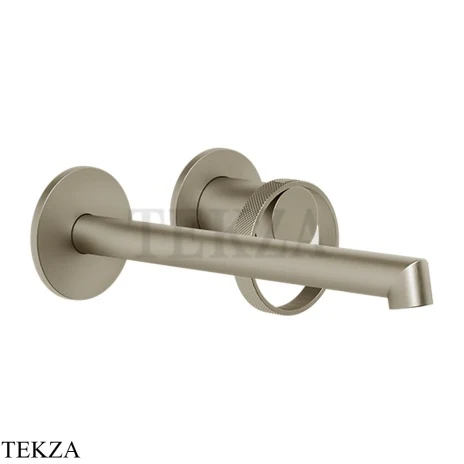 Gessi ANELLO Смеситель для раковины, с длинным изливом, внешняя часть 63383-149, Finox Brushed Nickel