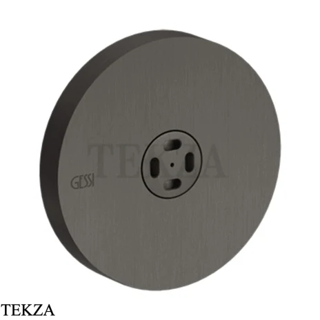 Gessi INCISO SHOWER Боковая форсунка с распылителем 32977-707, Black Metal Brushed PVD