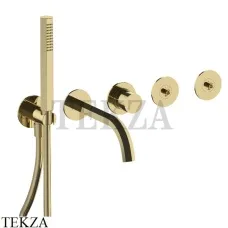 Fantini Venezia Смеситель для ванны с изливом (ручка отдельно), 2901N019SB, Золото плюс