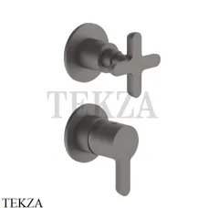 Fantini Icona Classic Смеситель для душа 2 потока, внешняя часть 53P5R485B, Matt Gun Metal PVD