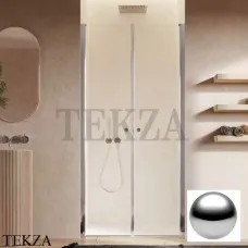 Duka multi-S 4000 Дверь в нишу двустворчатая маятниковая 100, MR-PTN21000SHLA10, серебро глянец
