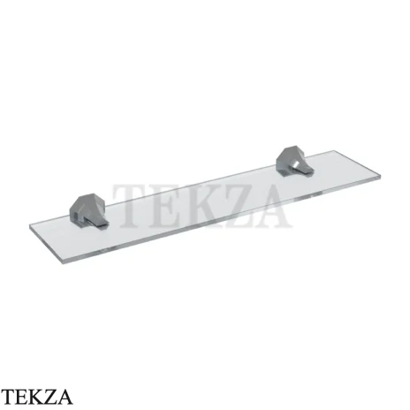Flaminia Evergreen полка стеклянная настенная 45×10 см, хром глянец