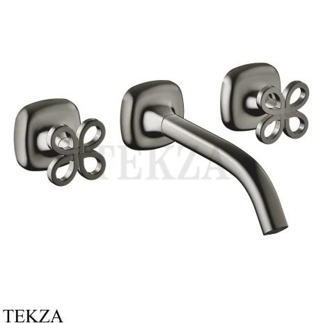 Dornbracht COYA Смеситель для раковины на 3 отв. 190, внешняя часть 36712424-19, Dark Chrome