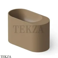 Dea Design Washbasins Раковина настольная овальная Solid Surface DD9095 450 2, Light Camel №2