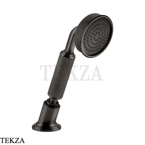 Gessi VENTI20 Душевой комплект на борт ванны 65127-707, Black Metal Brushed PVD
