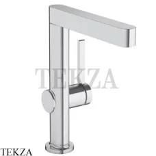 Hansgrohe FINORIS Смеситель для раковины 230 поворотный, с донным клапаном Push-Open 76060000, хром глянец Hansgrohe FINORIS Смеситель для раковины 230 поворотный, с донным клапаном Push-Open 76060000, хром глянец