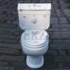 Herbeau CHARLESTON Унитаз напольный моноблок, слив в стену