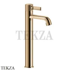 Gessi INCISO Смеситель для раковины высокий, с гарнитуром 58003-735, Warm Bronze