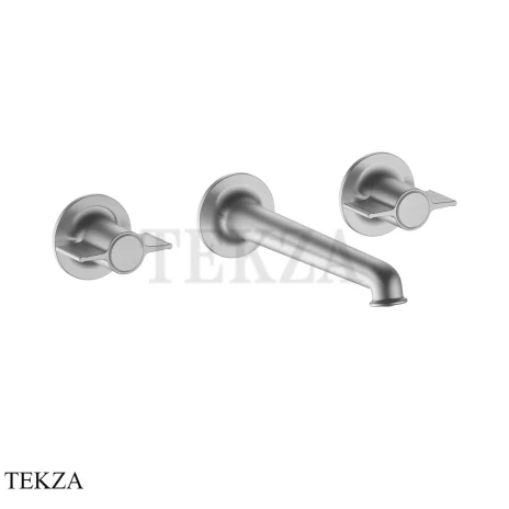 Fantini Flora Смеситель для раковины 200, внешняя часть 7692J413B, Brushed Steel Look PVD