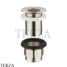Dornbracht Незапираемый донный клапан с решеткой, без перелива 10110970-06, платина матовая