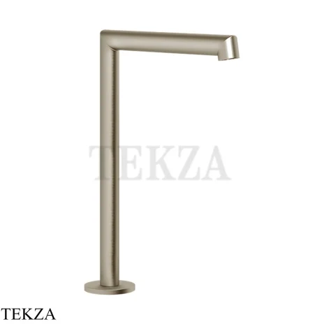 Gessi Ingranaggio-Anello Излив для раковины на столешницу, высокий 63323-149, Finox Brushed Nickel