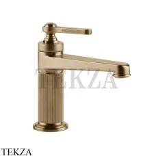 Gessi VENTI20 Смеситель для раковины, без донного клапана 65002-726, Warm Bronze Br.