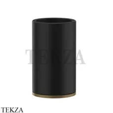 Gessi INCISO accessories Стакан настольный, композит черный 58532-713, Antique Brass