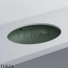 Cielo ENJOY Раковина встраиваемая снизу овальная, с переливом EJLASPO MU, Muschio