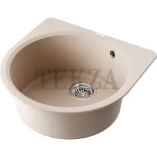 Omoikiri Akegata 51 Кухонная мойка Artgranit круглая 4993759 бежевый