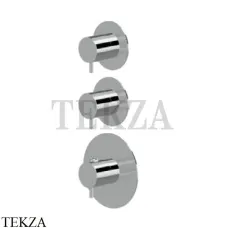 Newform XT Термостат для душа на 2 потока, внешняя часть, 67609E.21.018, хром глянец