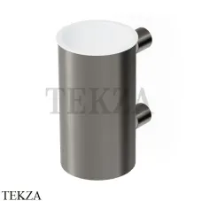 Zucchetti Isy22_Octo_Jingle Стакан настенный круглый ZAD513.C51, brushed metal black