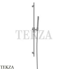 Gessi Habito UNITO Штанга в комплекте с душевой лейкой и шлангом 70045-149, Finox Brushed Nickel