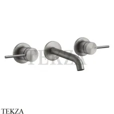 Gessi 316 CESELLO Смеситель для раковины излив длинный, внешняя часть 54494-239, Steel Brushed