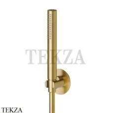 Newform Душевой комплект ручной душ стержневой из латуни 866.59.097, PVD Br. Gold