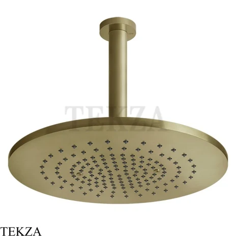 Gessi 316 SHOWER Верхняя душевая лейка с потолочным креплением 54152-727, Brushed Brass PVD