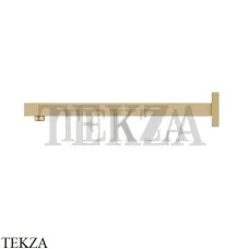 Newform Кронштейн для душа квадрат настенный L=350 27674.59.097, PVD Br. Gold