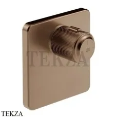 Gessi VENTI20 Термостат для душа, внешняя часть 65316-708, Copper Br. PVD