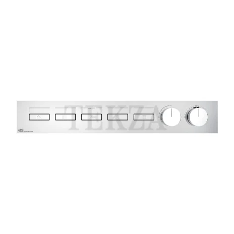 Gessi HI-FI Термостатический смеситель на 5 потоков, внешняя часть 63018-031, хром глянец
