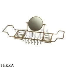Migliore COMPLEMENTI Решетка-полка на ванну с косметическим зеркалом 22008, бронза classic