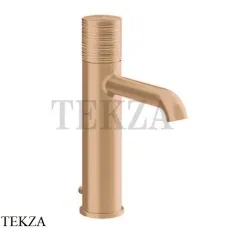 Gessi Habito TRAME Смеситель для раковины средний, с донным клапаном 70305-735, Warm Bronze