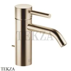 Dornbracht Meta Смеситель для раковины 135, с донным клапаном 33502660-27, Brushed Light Gold