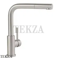 Villeroy & Boch Steel Shower Смеситель для кухни с выдвижной лейкой 969701LC, сталь сатинированная