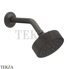 Gessi VENTI20 Верхний душ 118 с настенным креплением 65156-707, Black Metal Br. PVD