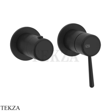 Gessi Goccia Смеситель для душа, 2 потока, внешняя часть 33077-299, Matte Black